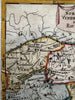 Noricum Vindelicia North Italy Adriatic 1719 Mallet engraved hand color map