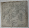 Italia Italie Italy 1750 Vaugondy engraved hand colored miniature map variant