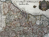 Netherlands United Provinces Belgica Belgium Germany 1694 decorative map