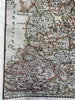 Netherlands United Provinces Belgica Belgium Germany 1694 decorative map