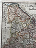 Netherlands United Provinces Belgica Belgium Germany 1694 decorative map
