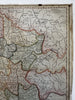 France showing seat of war 1799 Ogilby scarce map hand colored Toulon road inset