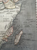 Africa continent Mountains of Moon copper mine c. 1810 Arrowsmith hand color map