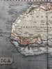 Africa continent Mountains of Moon copper mine c. 1810 Arrowsmith hand color map