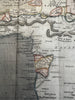 Africa continent Mountains of Moon copper mine c. 1810 Arrowsmith hand color map