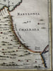 Arabia Deserta Mesopotamia Holy Land 1768 W.H. Toms engraved historical map