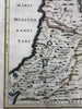 Arabia Deserta Mesopotamia Holy Land 1768 W.H. Toms engraved historical map