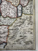 Holy Land ancient Palestine Israel Arabia Deserta 1768 Toms engraved color map