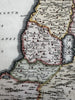 Holy Land ancient Palestine Israel Arabia Deserta 1768 Toms engraved color map