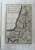 Holy Land ancient Palestine Israel Arabia Deserta 1768 Toms engraved color map
