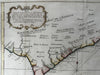 West Africa Guinea Gold coast Kalabar 1747 decorative nautical nice Bellin map