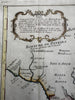 West Africa Guinea Gold coast Kalabar 1747 decorative nautical nice Bellin map