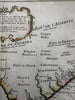 West Africa Guinea Gold coast Kalabar 1747 decorative nautical nice Bellin map
