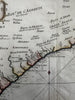 West Africa Guinea Gold coast Kalabar 1747 decorative nautical nice Bellin map