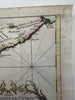 West Africa Guinea Gold coast Kalabar 1747 decorative nautical nice Bellin map