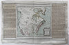 North America United States huge Louisiana territory 1766 decorative Desnos map