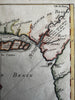 West Africa Gulf of Benin Guinea slave coast Juida 1747 decorative Bellin map