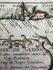 West Africa Gulf of Guinea Congo Gabon Biafara 1747 decorative Bellin map