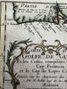 West Africa Gulf of Guinea Congo Gabon Biafara 1747 decorative Bellin map