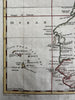 West Africa coast Morocco Sanhaga Mandinga Canary islands 1751 Kitchin map