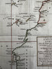 West Africa coast Morocco Sanhaga Mandinga Canary islands 1751 Kitchin map