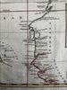 West Africa coast Morocco Sanhaga Mandinga Canary islands 1751 Kitchin map