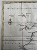 West Africa coast Morocco Sanhaga Mandinga Canary islands 1751 Kitchin map
