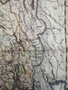 Southern Norway 1790 T. Cadell large map engraver Palmer hand colored lovely