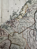 Southern Norway 1790 T. Cadell large map engraver Palmer hand colored lovely