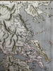Ancient Greece Thrace Argos Epirus Crete in era of Homer 1806 Russell HC map