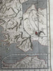 Ancient Greece Thrace Argos Epirus Crete in era of Homer 1806 Russell HC map