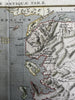 Ancient Greece Thrace Argos Epirus Crete in era of Homer 1806 Russell HC map