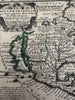 California as an Island North America Mexico 1719 Chiquet decorative antique map