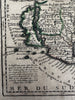 California as an Island North America Mexico 1719 Chiquet decorative antique map
