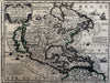 California as an Island North America Mexico 1719 Chiquet decorative antique map