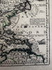 California as an Island North America Mexico 1719 Chiquet decorative antique map