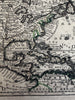 California as an Island North America Mexico 1719 Chiquet decorative antique map