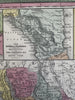 Mexico Texas Central America Nicaragua Isthmus Yucatán 1855 Cowperthwait map