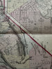 California w/ San Francisco plan 1874 Mitchell decorative hand colored nice map