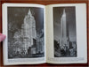 New York City Travel Tourism 1931 photo illustrated tourist booklet wonderful