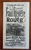 Paul Revere Route Lexington Concord Massachusetts 1906 sightseeing brochure