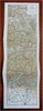 St. Gothard Railway Switzerland to Italy c. 1890-1910 tourist route map brochure