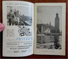 Stockholm Sweden Tourist Info 1937 Fritze pictorial travel booklet w/ city plan