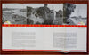 Gota Canal Sweden Gothenburg Stockholm 1936 art deco tourist cartoon map promo