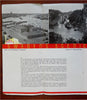 Gota Canal Sweden Gothenburg Stockholm 1936 art deco tourist cartoon map promo