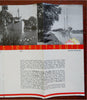 Gota Canal Sweden Gothenburg Stockholm 1936 art deco tourist cartoon map promo