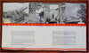 Gota Canal Sweden Gothenburg Stockholm 1936 art deco tourist cartoon map promo