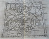 Mughal Empire India Ganges & Indus Rivers 1599 Ruscelli Rosaccio Ptolemy map