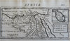 Abyssinia Nubia Egypt Northeast Africa Nile source 1701 Moll engraved map
