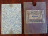World Map linen backed in case c. 1850 Wyld shows nautical tracks